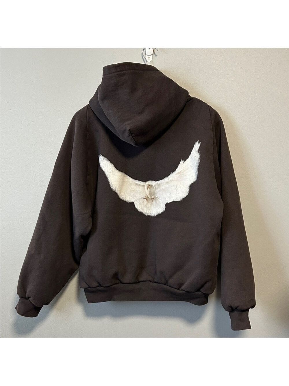 Yeezy Luxury GAP Engineered by Balenciaga Dove Brown Hoodie Small